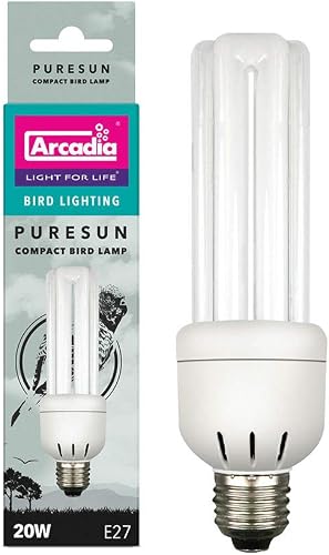 Arcadia Bird Lamp 20 Watt Energiesparlampe für Vögel