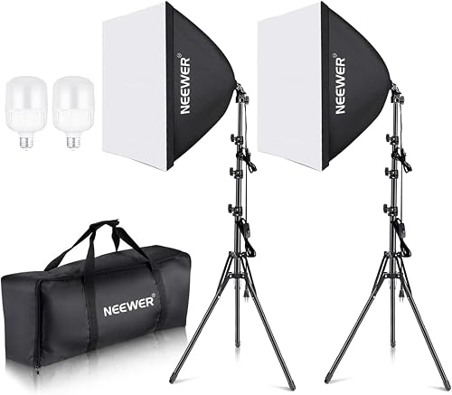 NEEWER Softbox Beleuchtungsset (2er-Pack, 5700 K)