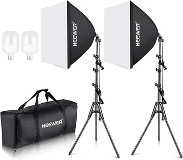 NEEWER Softbox Beleuchtungsset (2er-Pack, 5700 K)