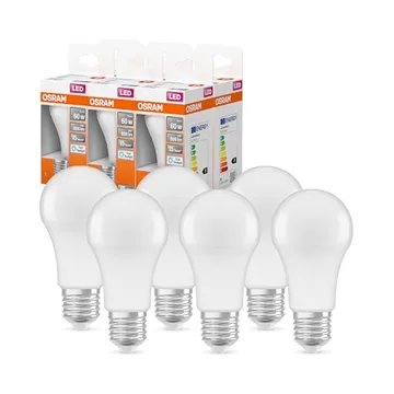 OSRAM LED-Lampe E27, Tageslicht 6500 K, 8,5 W (6er-Pack)